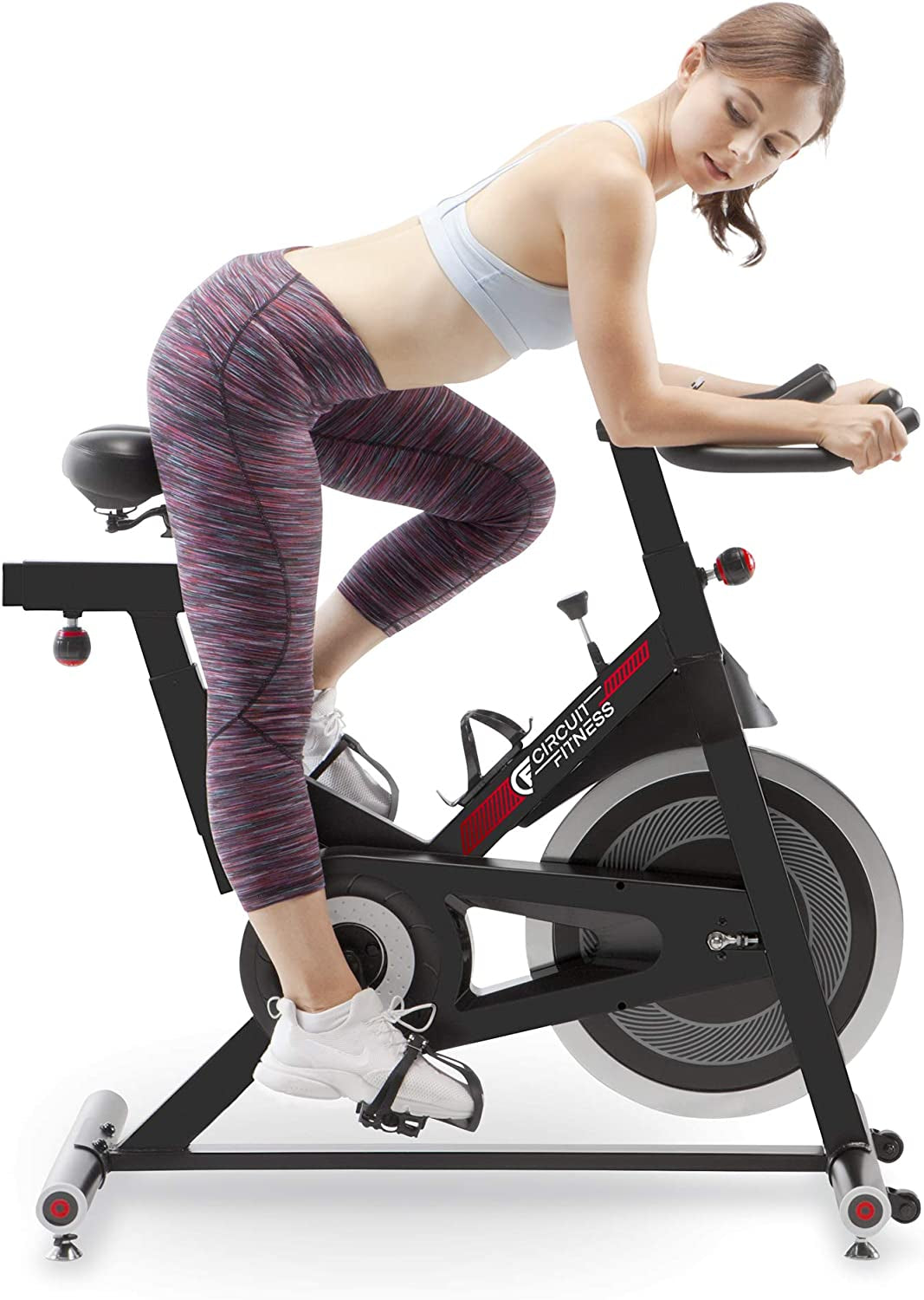 Club 30 Lbs. Flywheel Revolution Cycle for Cardio Workout – Adjustable Manual Resistance Mechanism